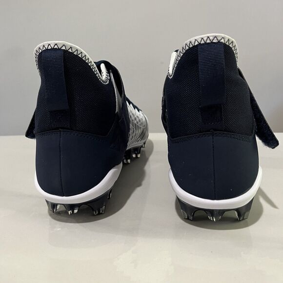 Nike Alpha Menace Pro 2 Football White Black College Navy BV3945-102 Men Sz 14 main image 7